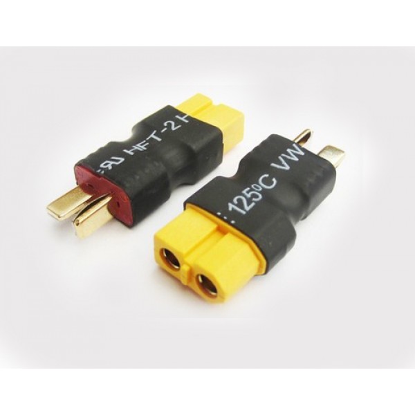 Deans Male to XT60 Female Battery Adapter Lead (1pc) [DEANSM-XT60FADP]